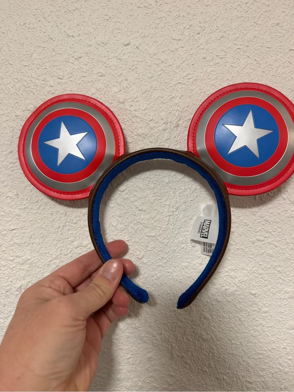 Disney Captain America Ears Headband Marvel Super Solider